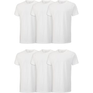 Heren t-shirt ronde hals basic comfort dagelijks 4
