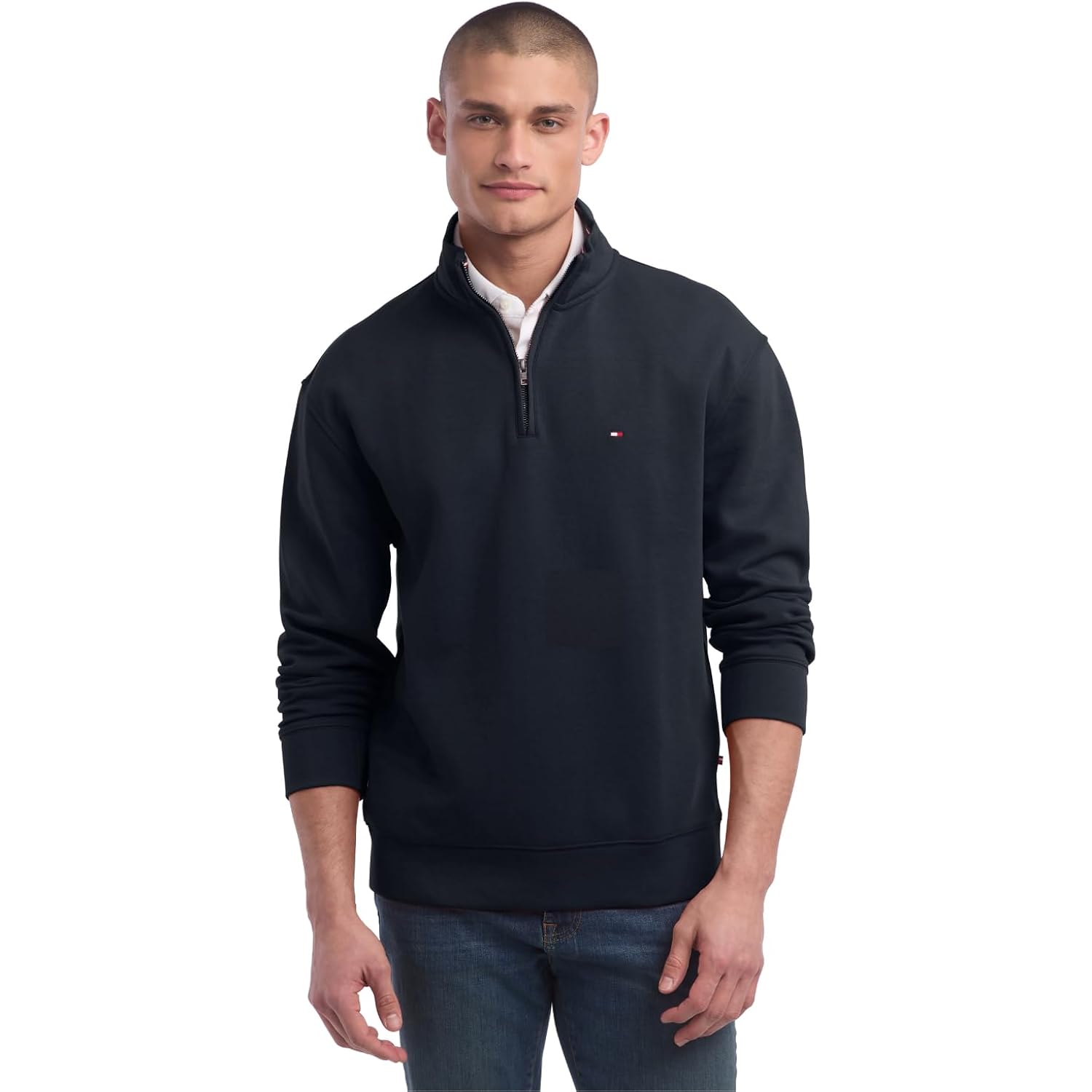 Heren hoodie zip sweatshirt