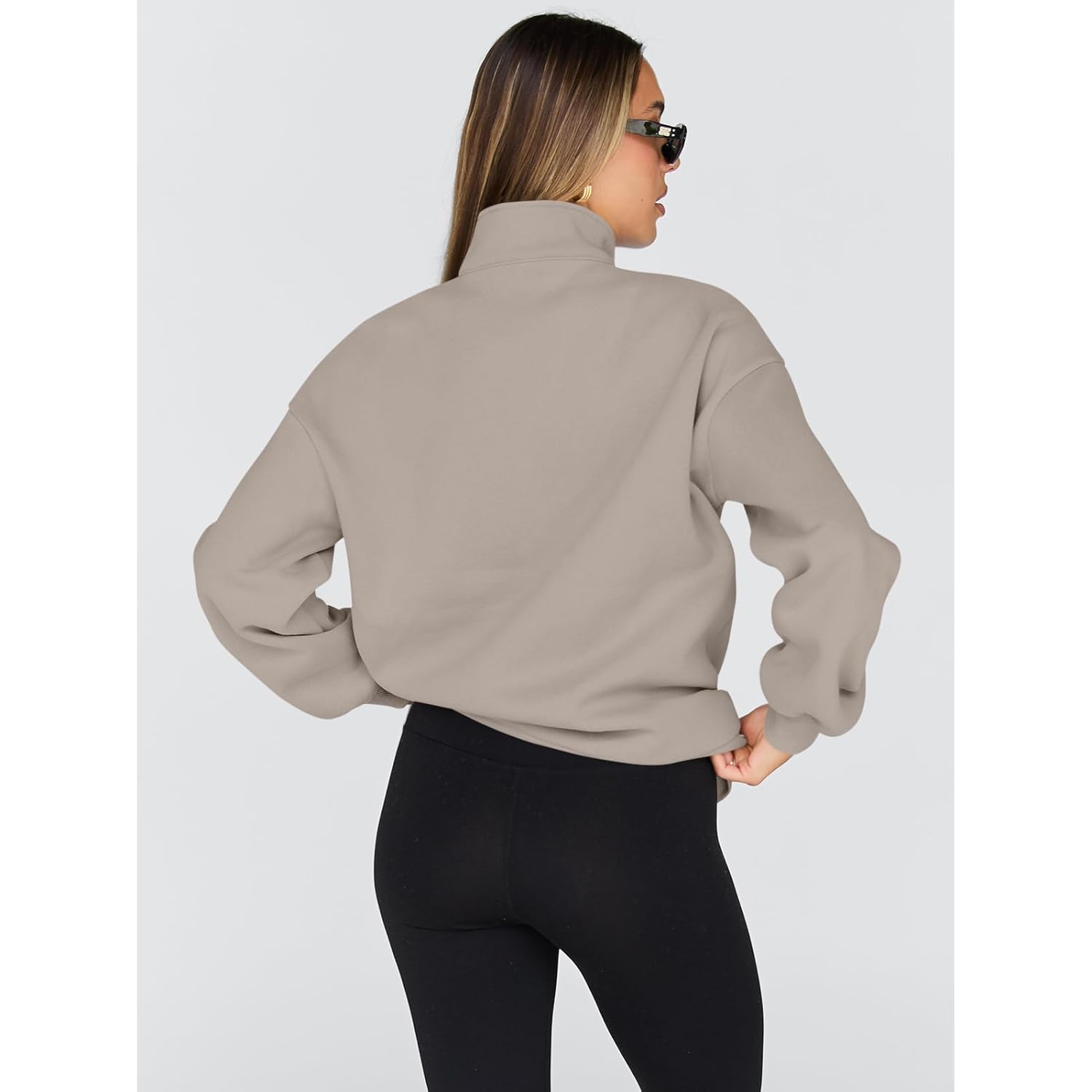 Trendy Queen Dames oversized sweatshirt Fall Sweaters Fashion - Image 4