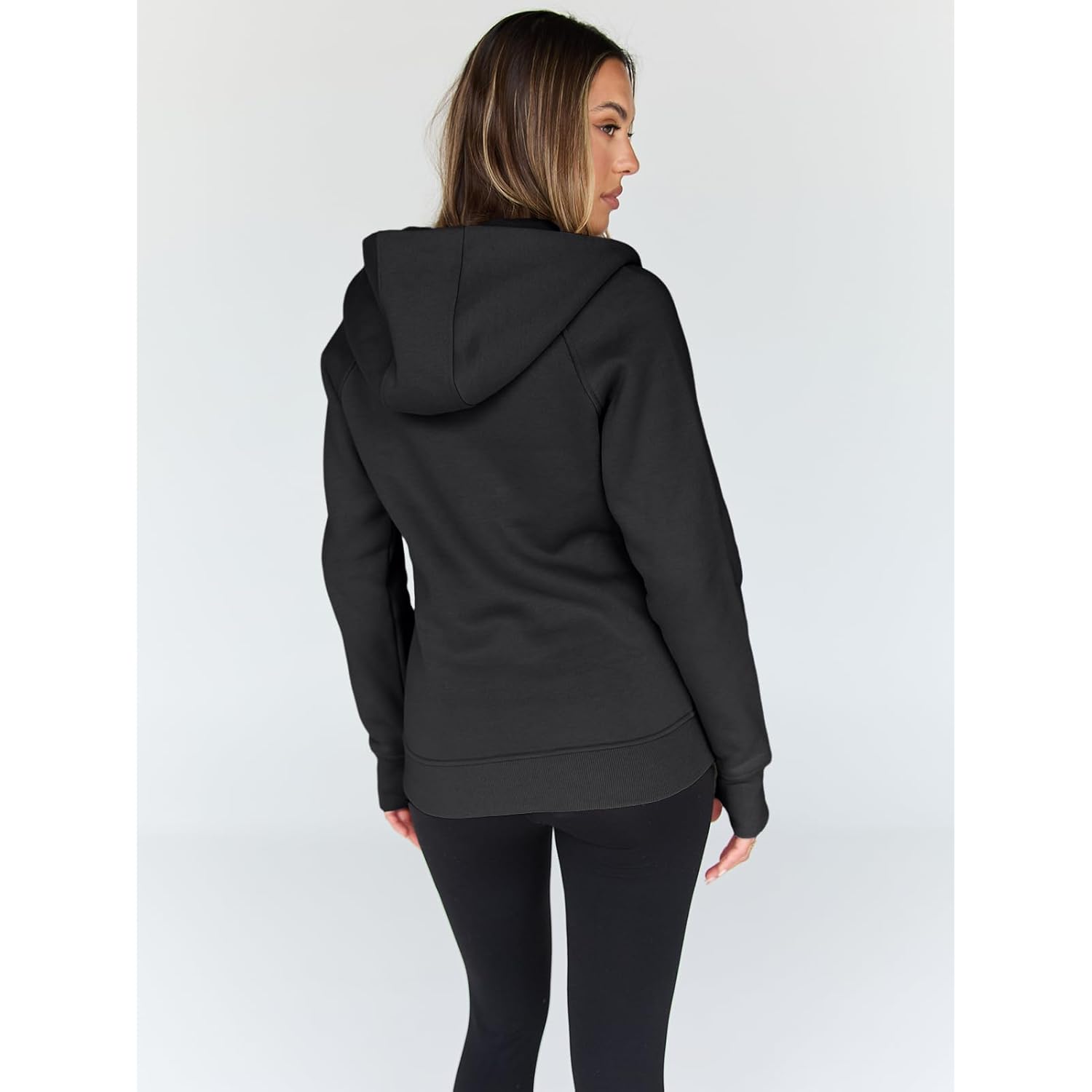 Trendy Queen Dames rits hoodie fleece Jackets oversized - Image 4