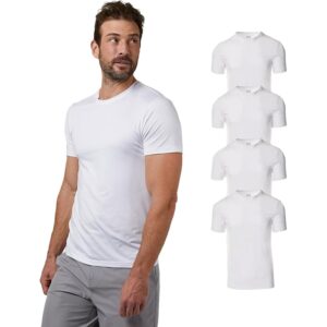 Heren t-shirt ronde hals basic comfort dagelijks 3