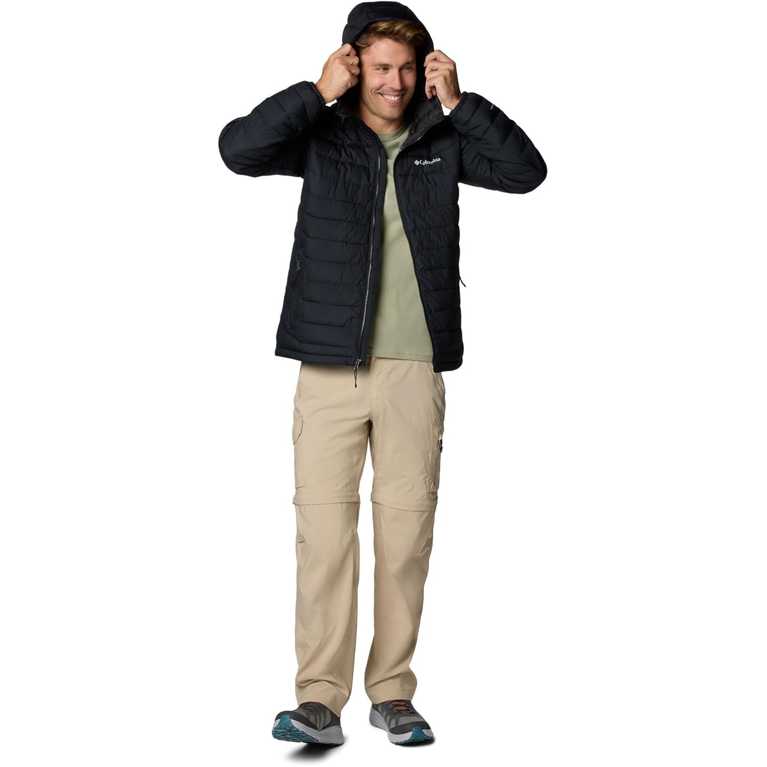 Columbia Heren Powder Lite Ii capuchon jas - Image 3