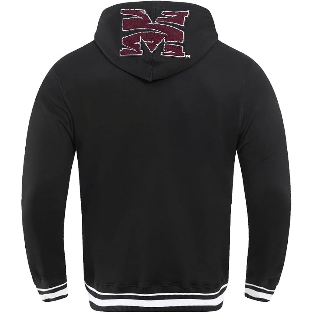 Heren College Classic Chenille Pull Over Hoodie - Image 3