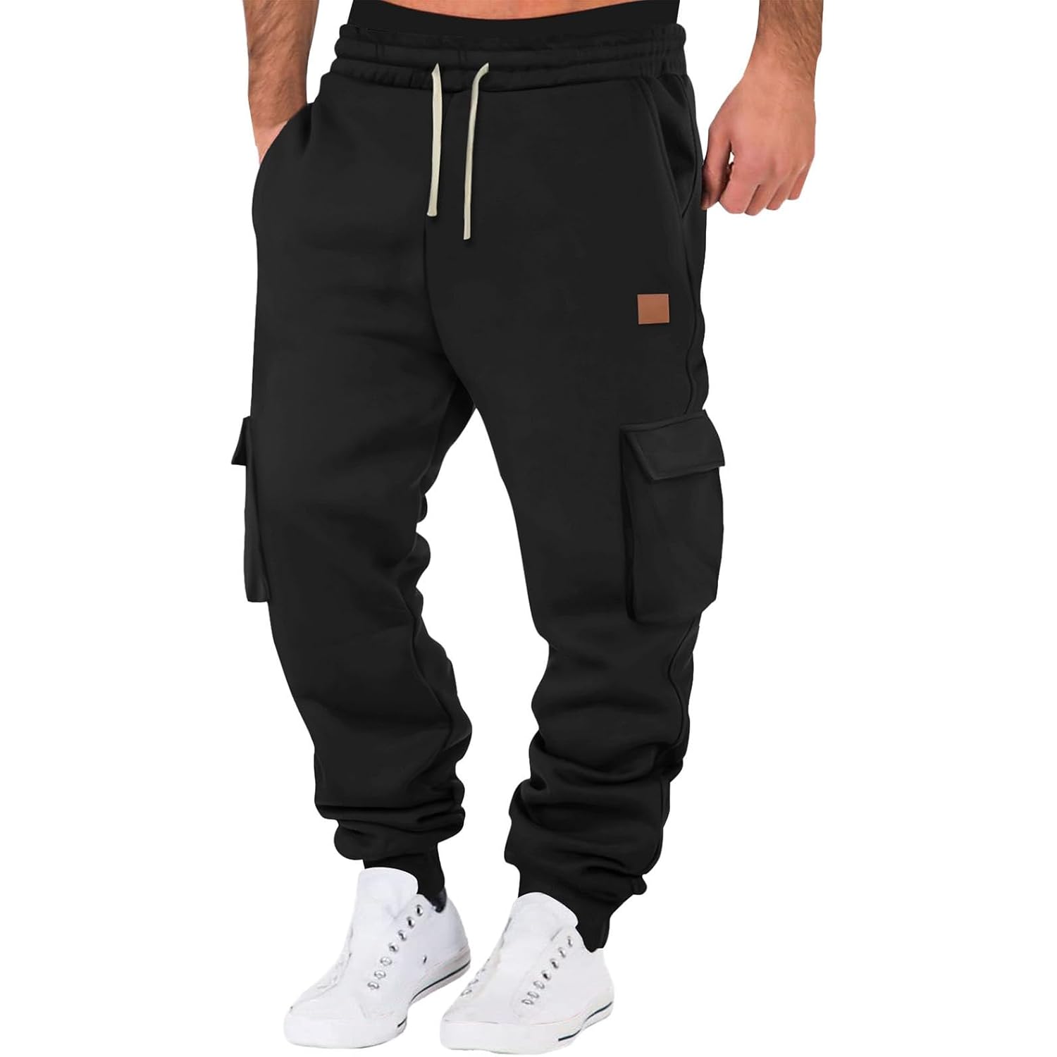 Zwart sweatpants Heren jogger Active Athletic Workout Gym - Image 2