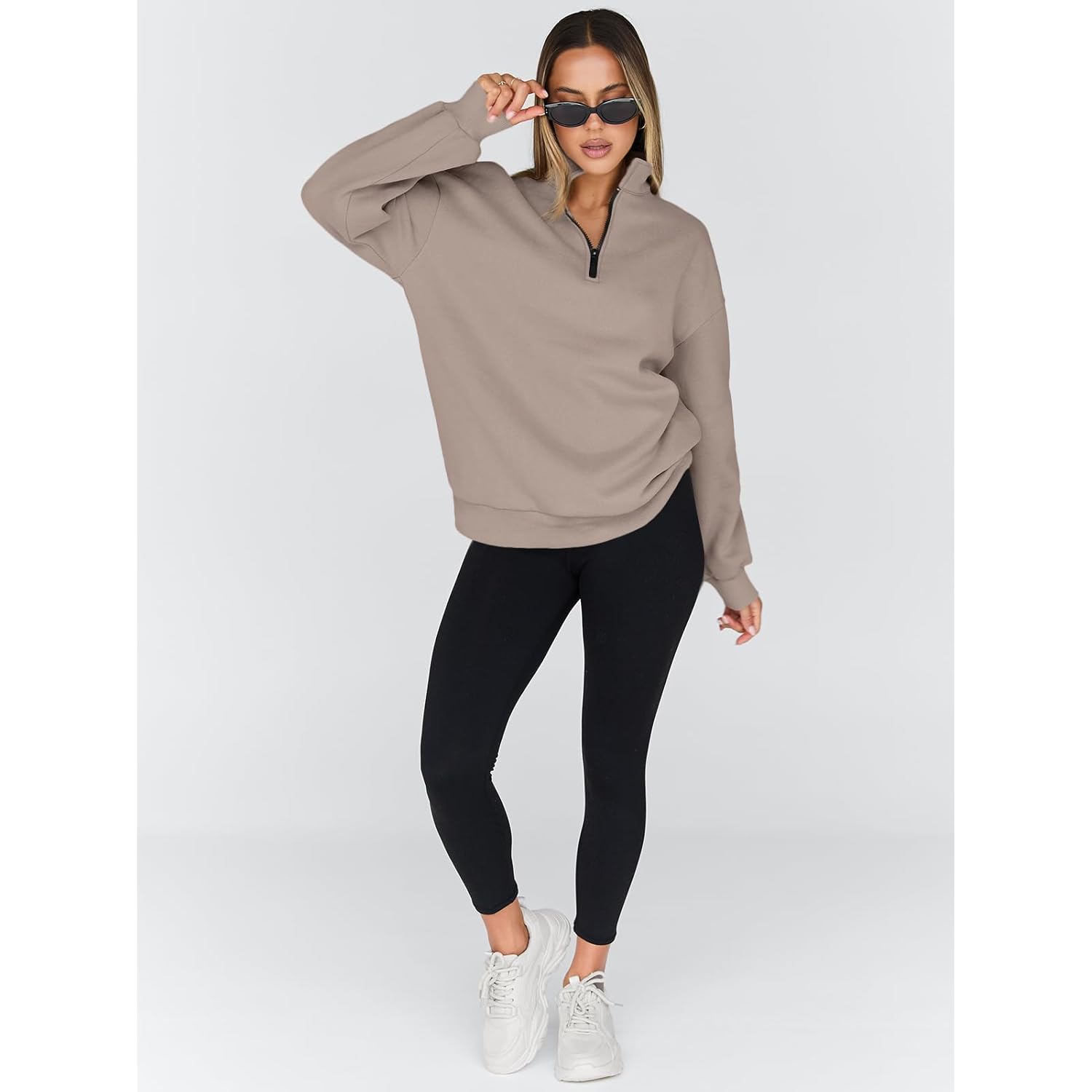 Trendy Queen Dames oversized sweatshirt Fall Sweaters Fashion - Image 6