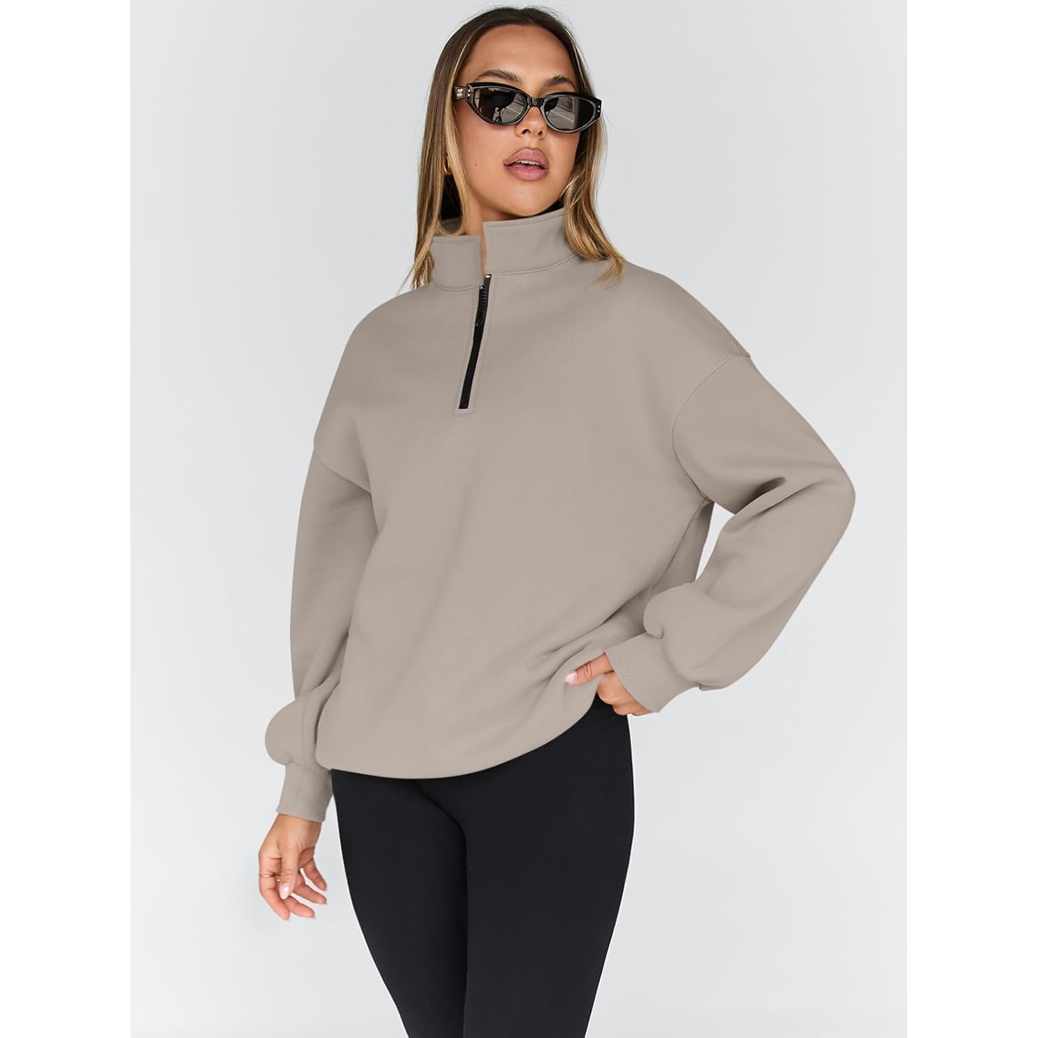 Trendy Queen Dames oversized sweatshirt Fall Sweaters Fashion - Image 3