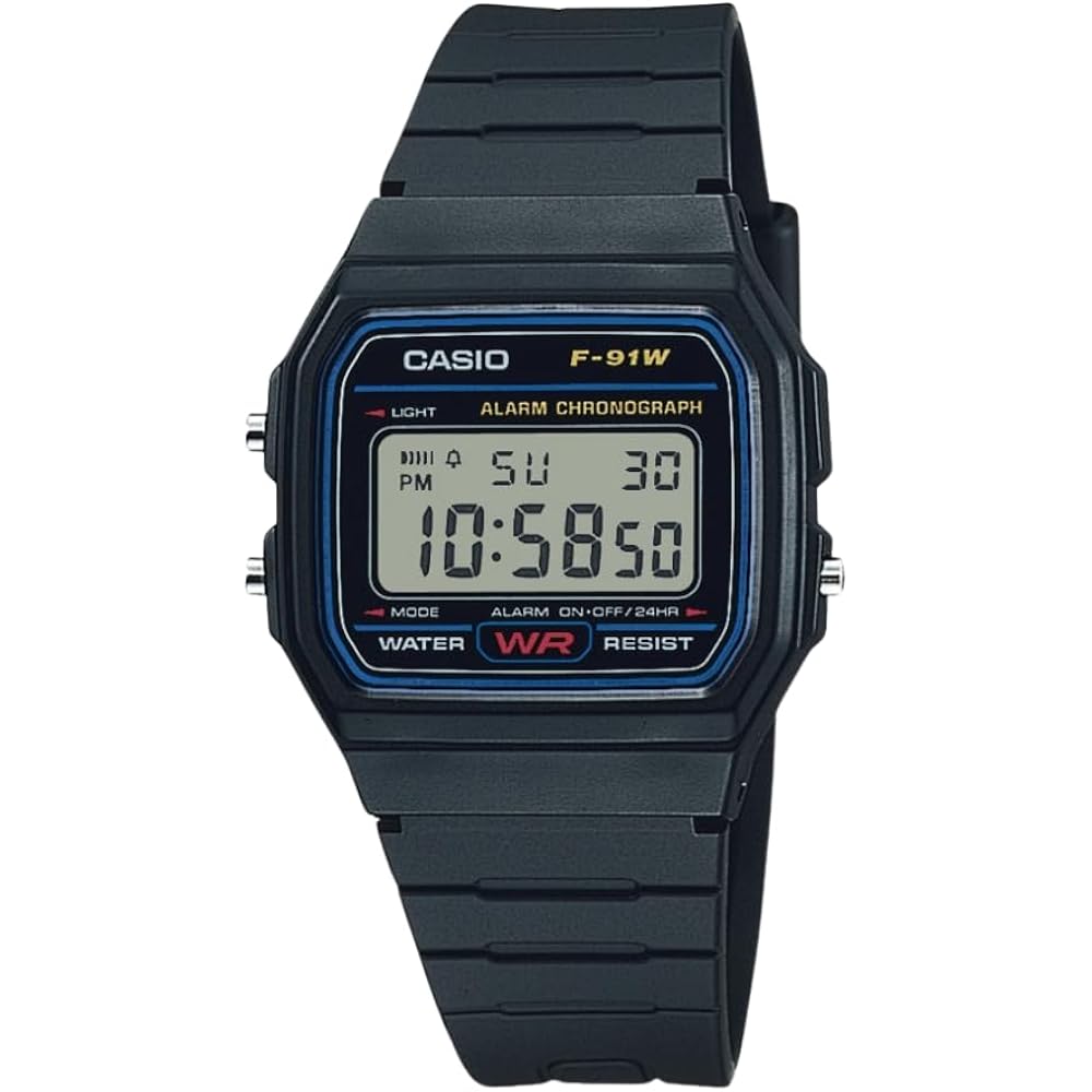 Casio f91w series | digitaal horloge | water
