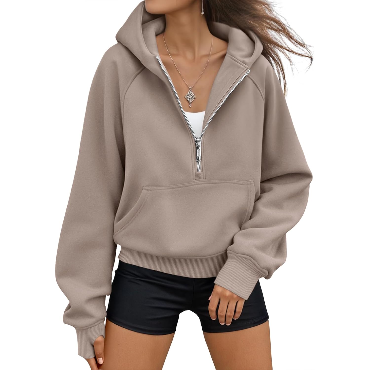 AUTOMET Dames hoodie fleece Fall Fashion Outfits Workout