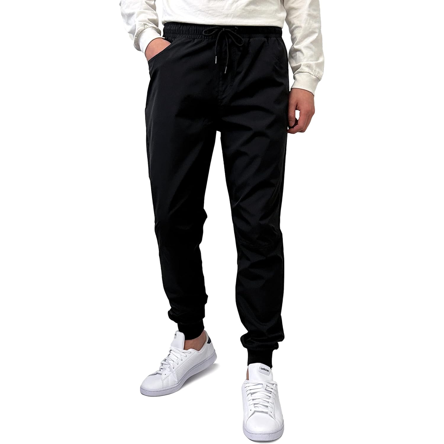 Southpole Heren Tech jogger lichtgewicht Woven Hybrid Track