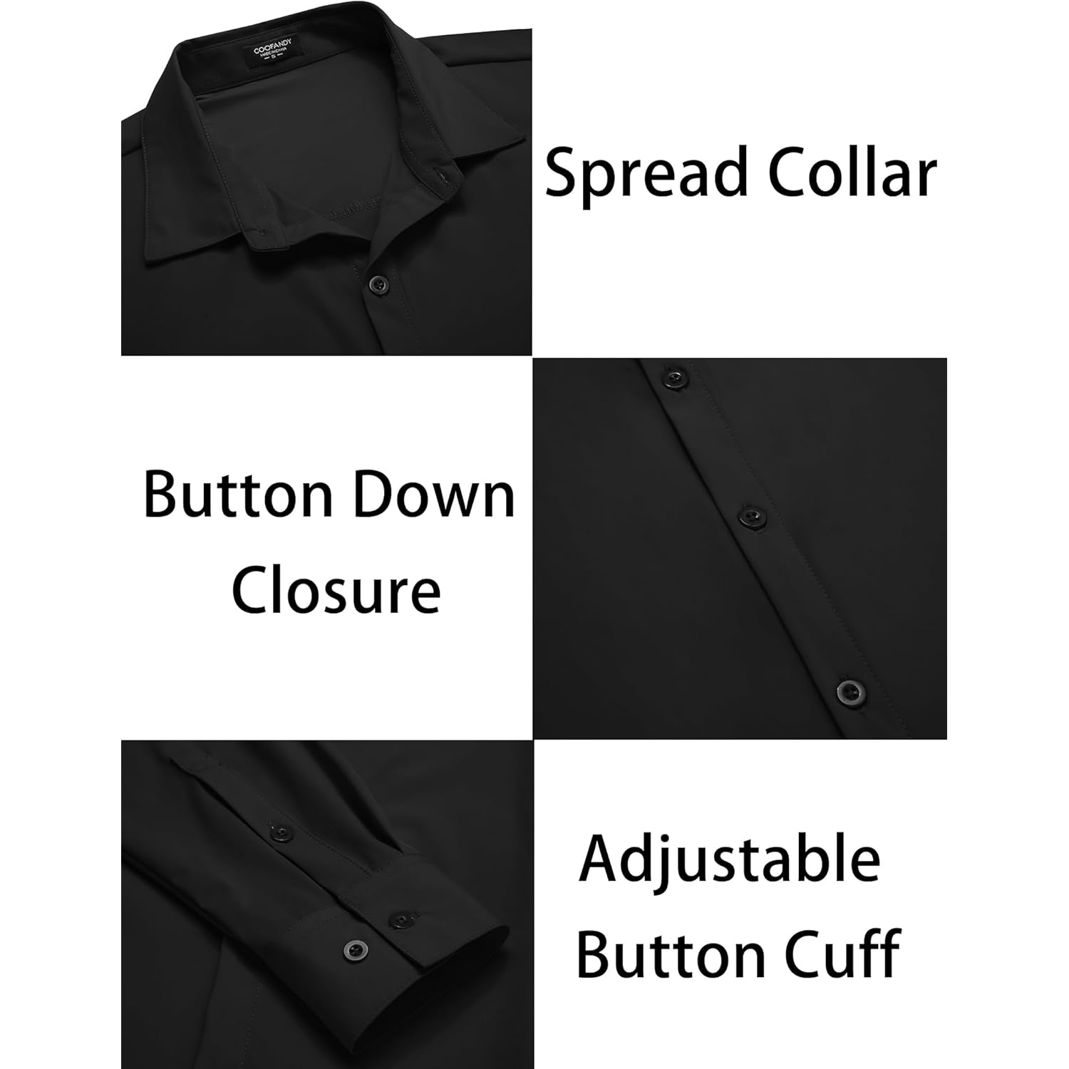 Heren overhemd lange mouw basic comfort dagelijks 2 - Image 5