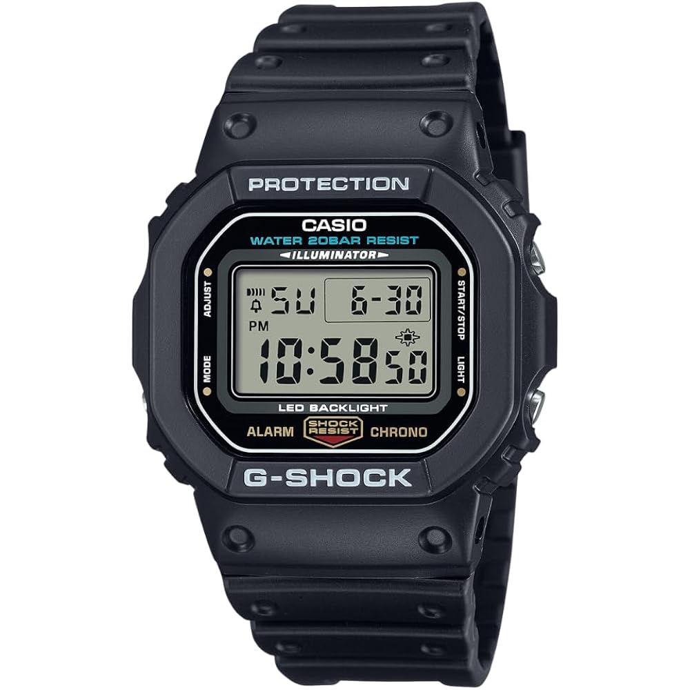 Casio g-shock shock resistant dw5600ue-1v heren water resistant