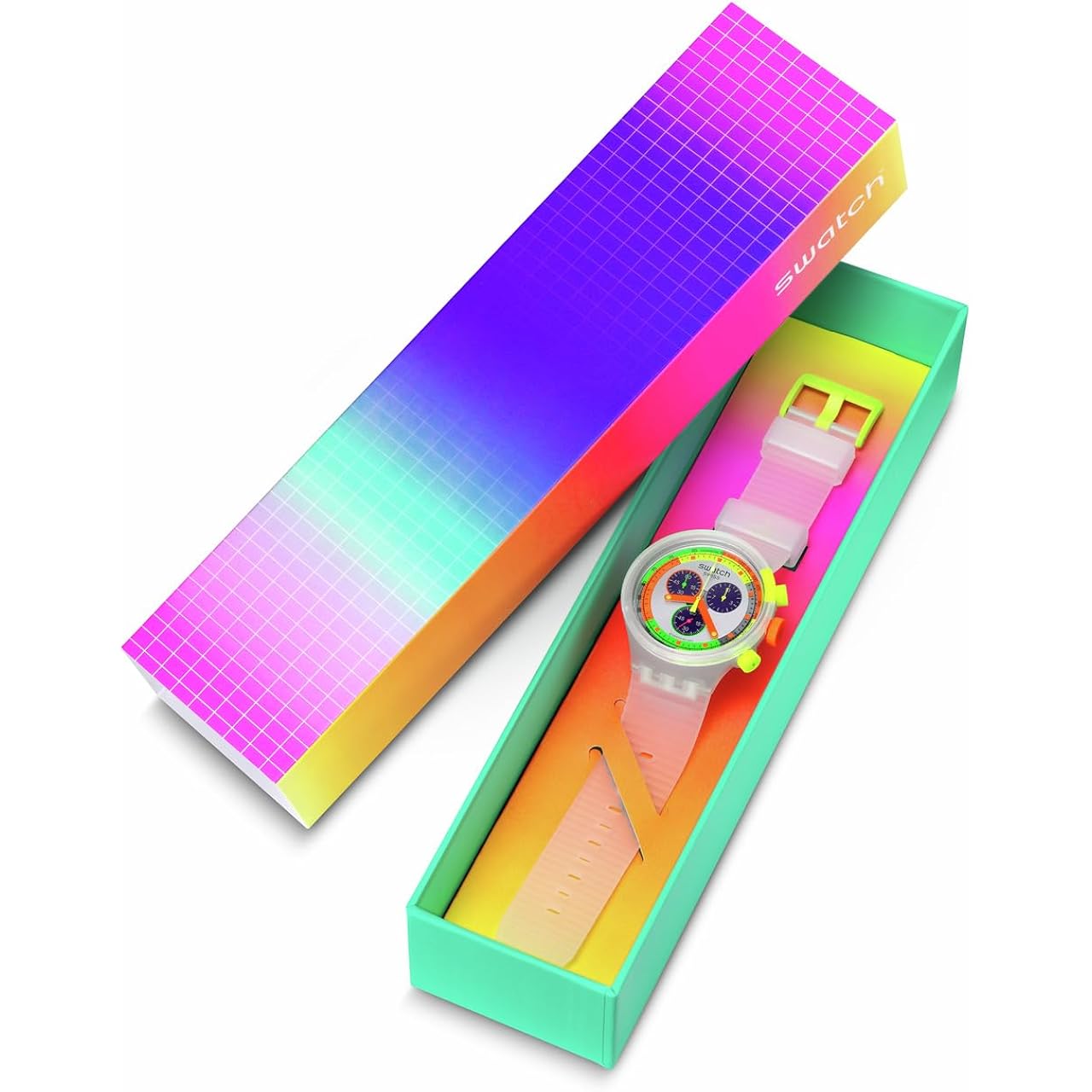 Swatch Big Bold Chrono Unisex horloge Casual Plastic - Image 6