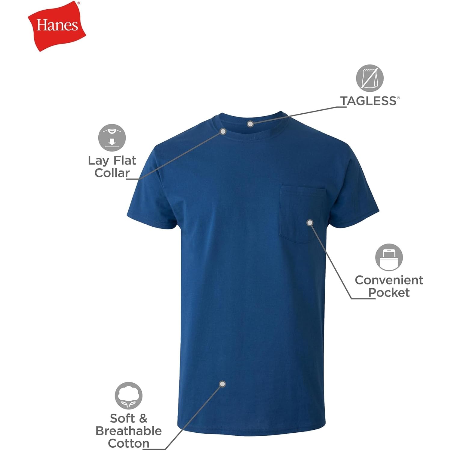 Heren t-shirt basic comfort dagelijks 8 - Image 4