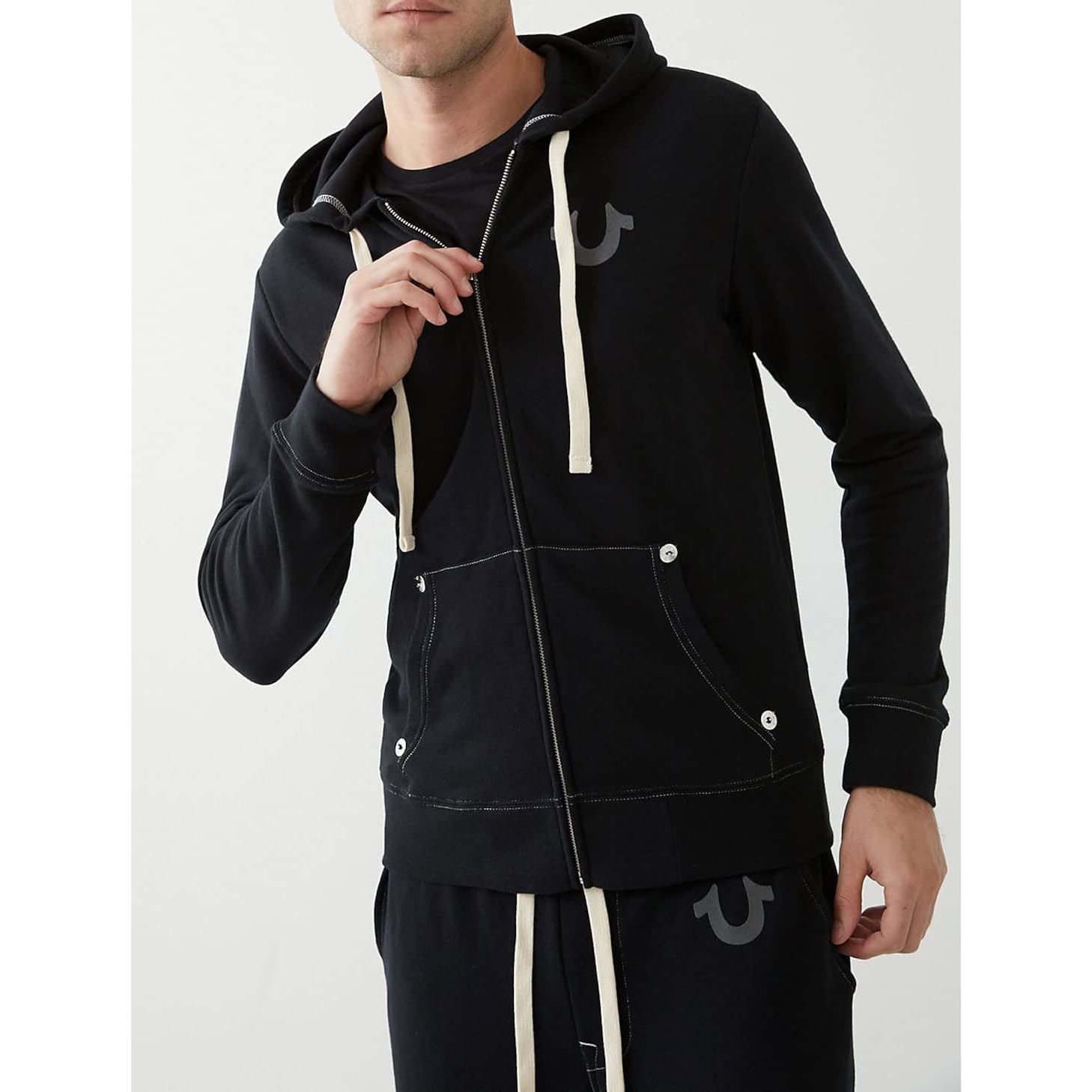 Heren zip Hoodie sweatshirt - Image 3