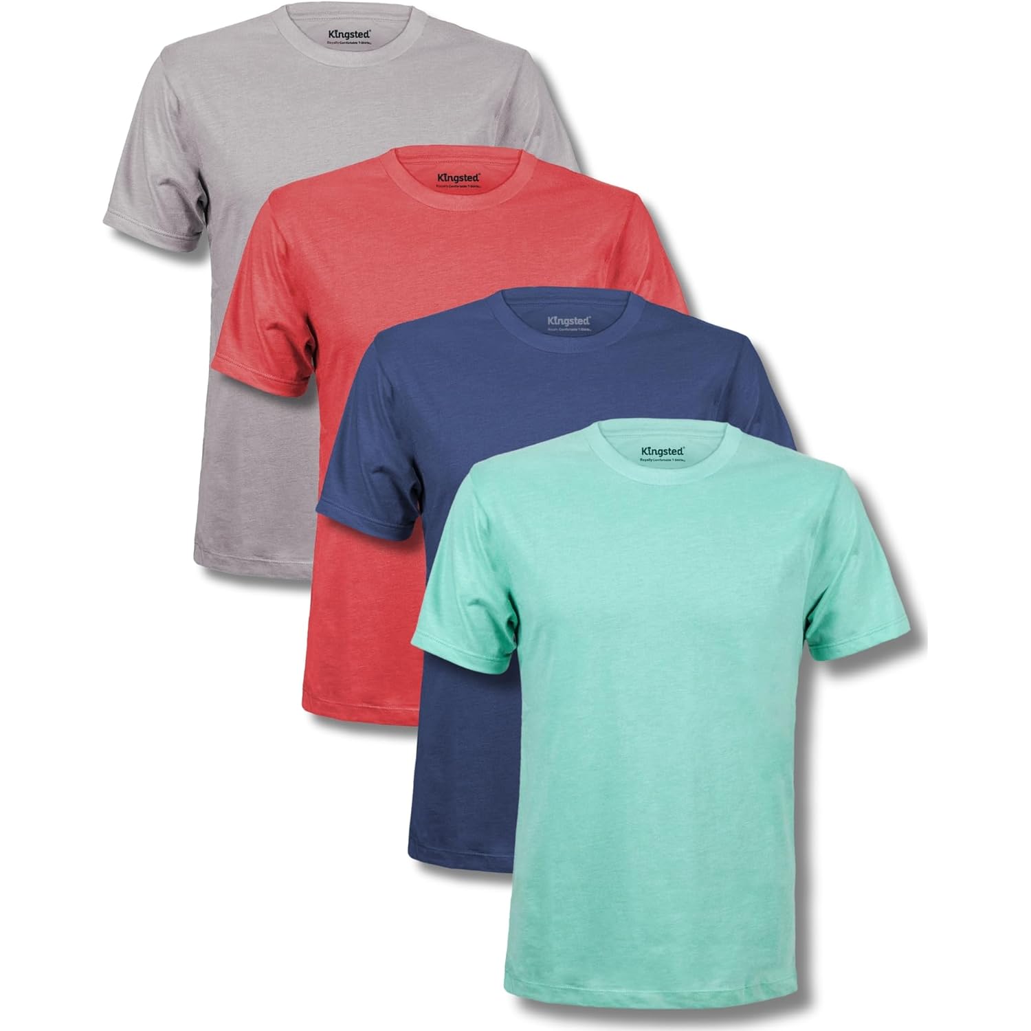 Heren t-shirt basic comfort dagelijks 2