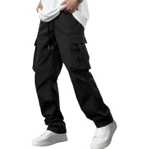 Comdecevis Heren Casual Cargo Pants Workout jogger stretch