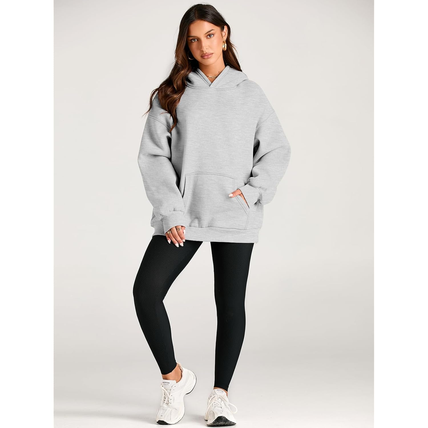 EFAN Dames hoodie oversized sweatshirt pullover fleece Sweaters - Image 6