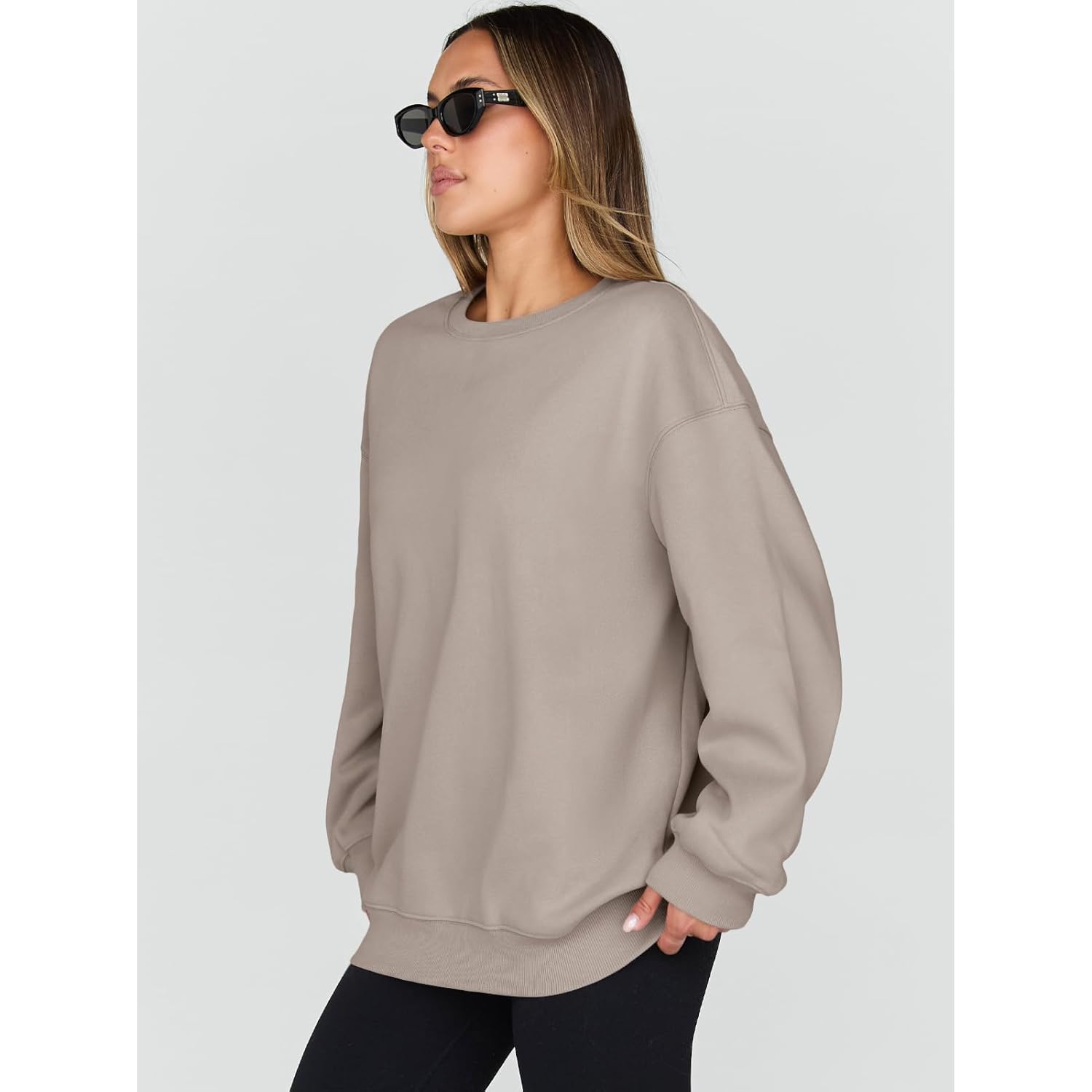Trendy Queen sweatshirt for Dames hoodie oversized Crewneck - Image 3