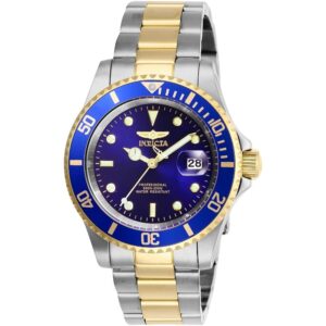 Invicta heren pro diver quartz horloge with roestvrij
