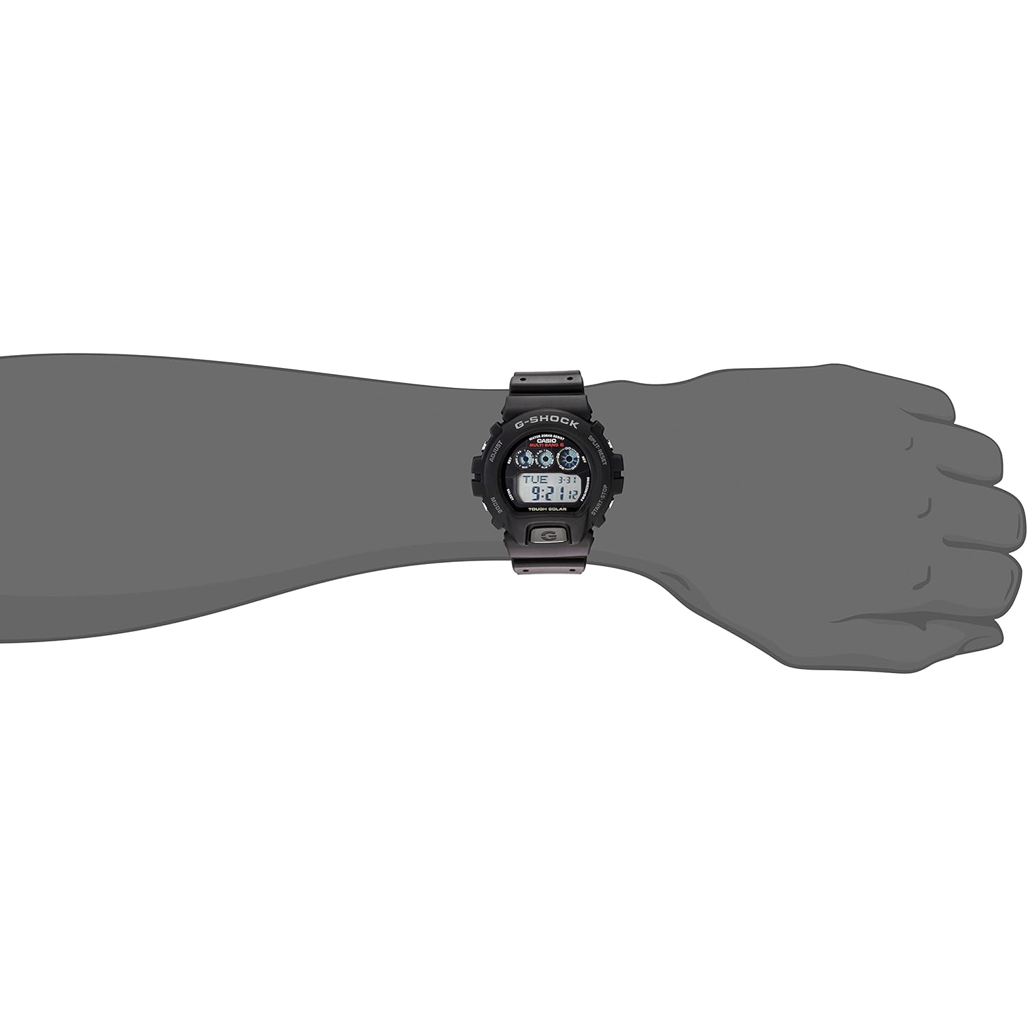 Casio g-shock gw6900-1 heren tough solar zwart resin - Image 4
