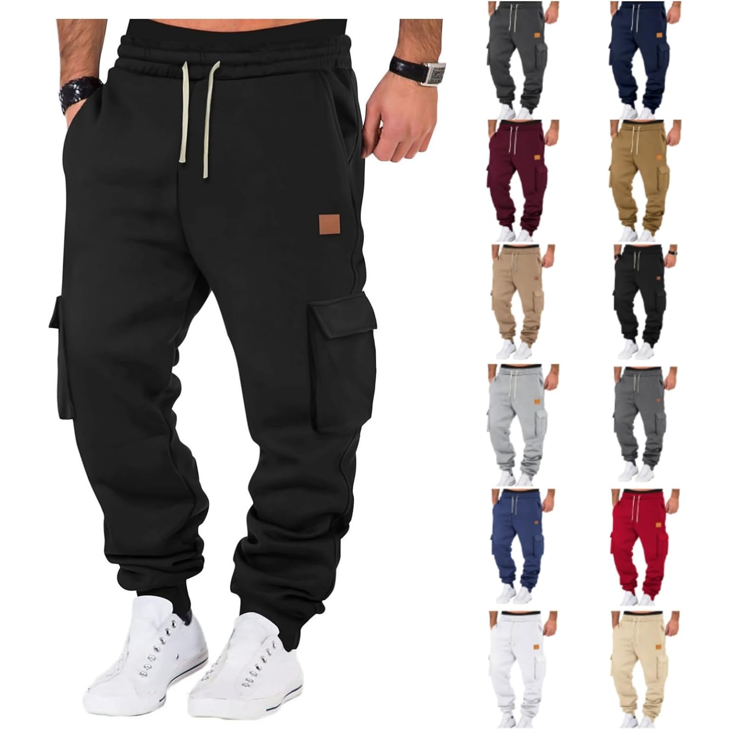 Zwart sweatpants Heren jogger Active Athletic Workout Gym