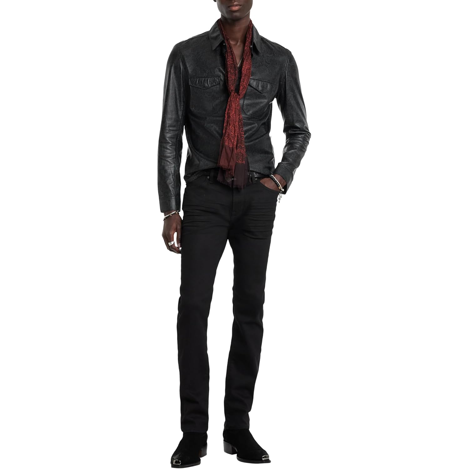 John Varvatos Heren Travis Shirt jas - Image 3