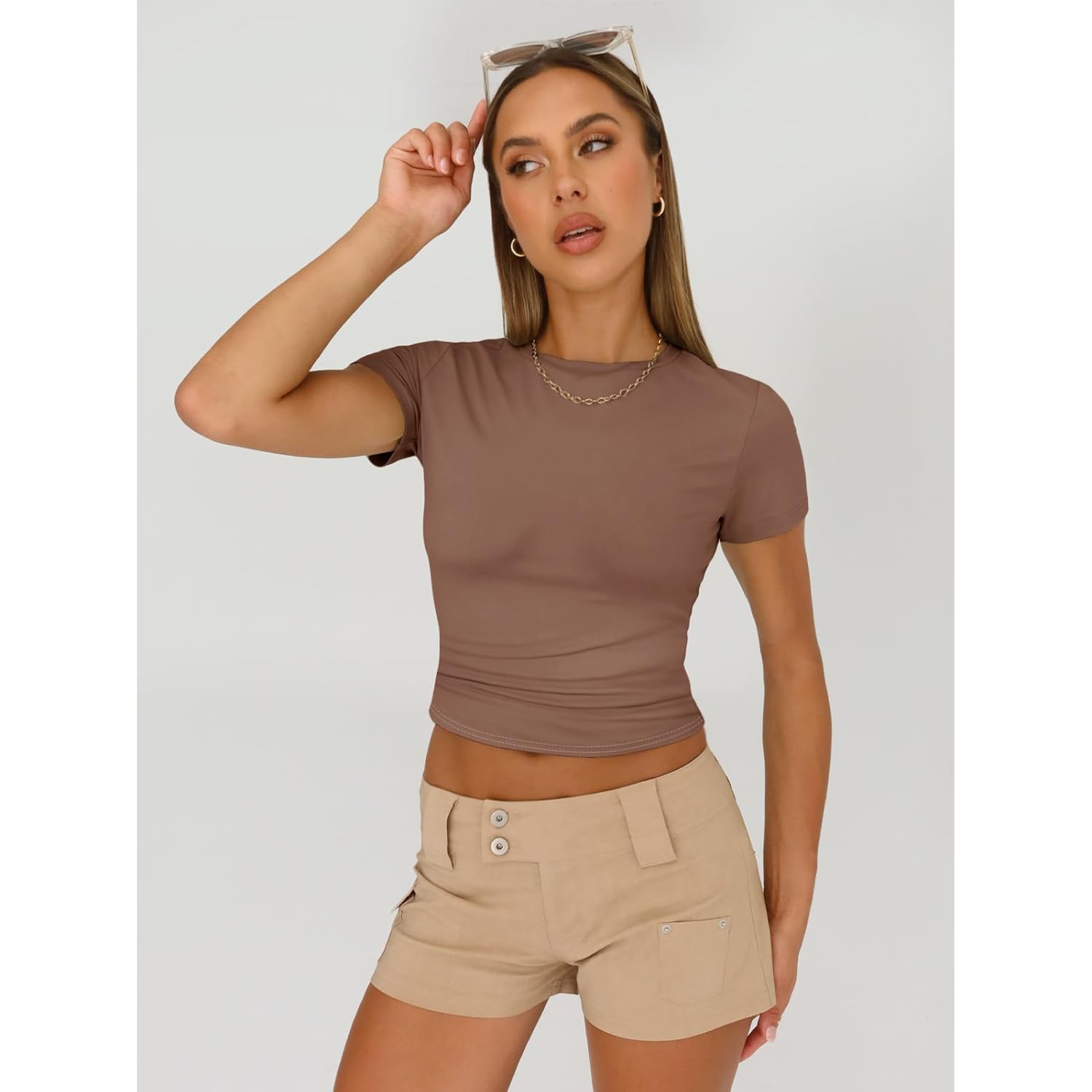 AUTOMET Dames 3 Piece korte mouw shirt Basic - Image 4