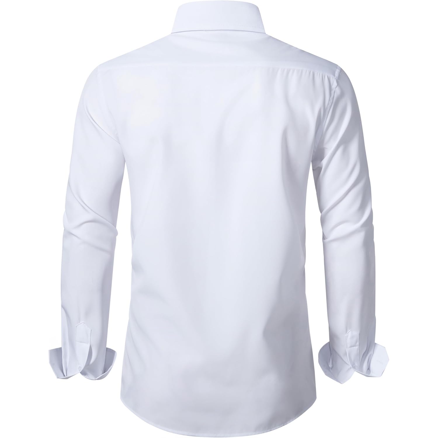 Heren overhemd lange mouw slim basic comfort dagelijks - Image 2