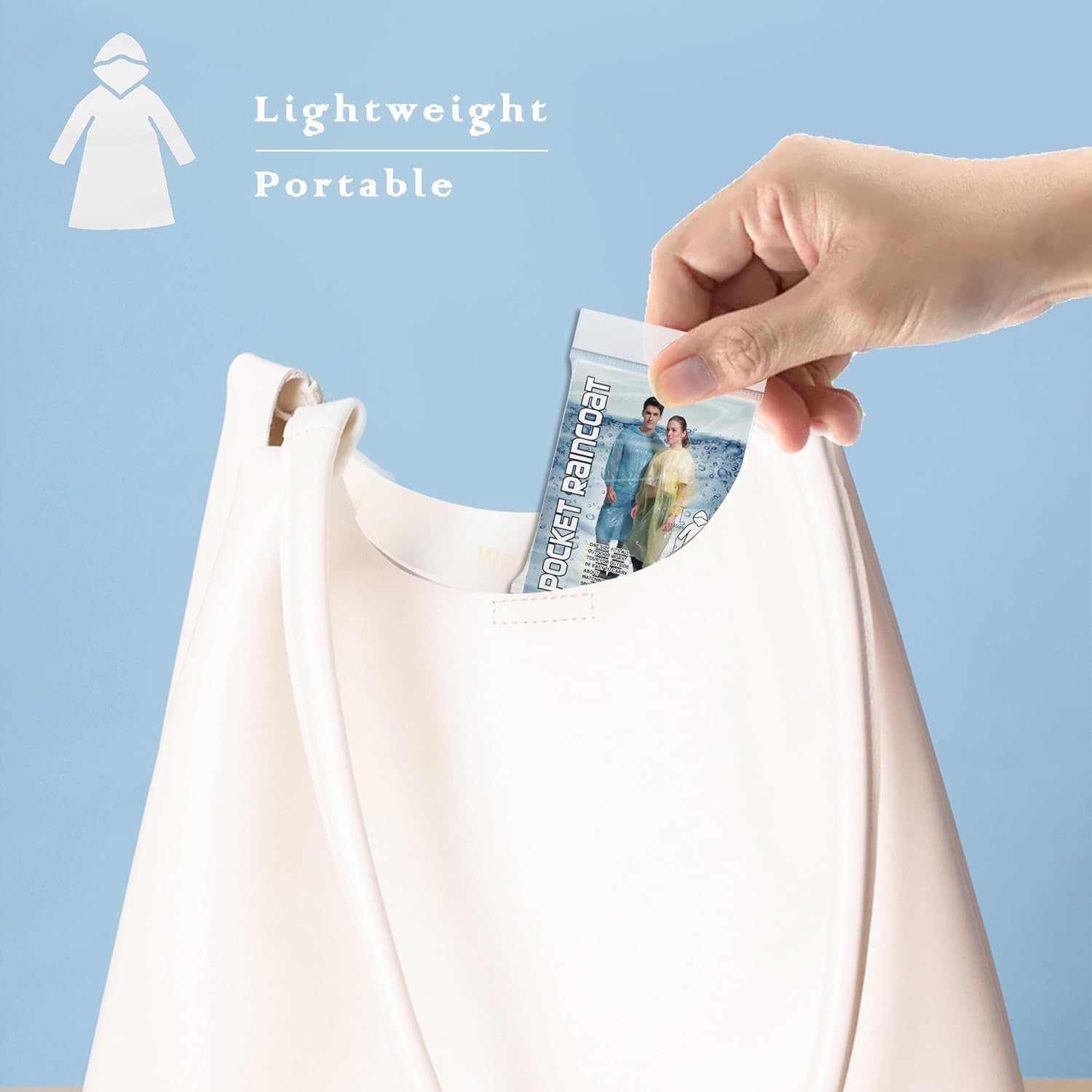 10 Pack Disposable regen Ponchos for Adults, Card-Sized - Image 6