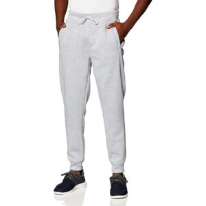 WT02 Heren Active Basic fleece jogger, Relaxed and