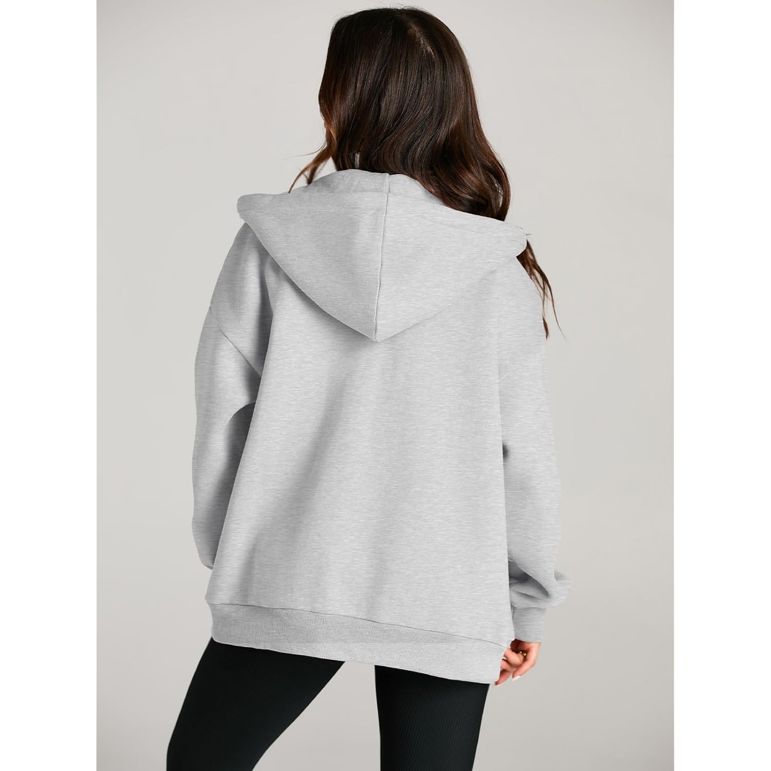 EFAN Dames trekkoord rits Cute hoodie Fall Jacket - Image 5