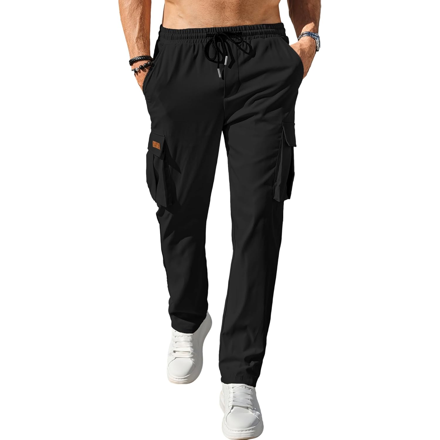 Comdecevis Heren Casual Cargo Pants Workout jogger stretch - Image 2