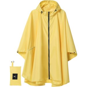 SaphiRose Unisex regen Poncho regenjas capuchon for Adults