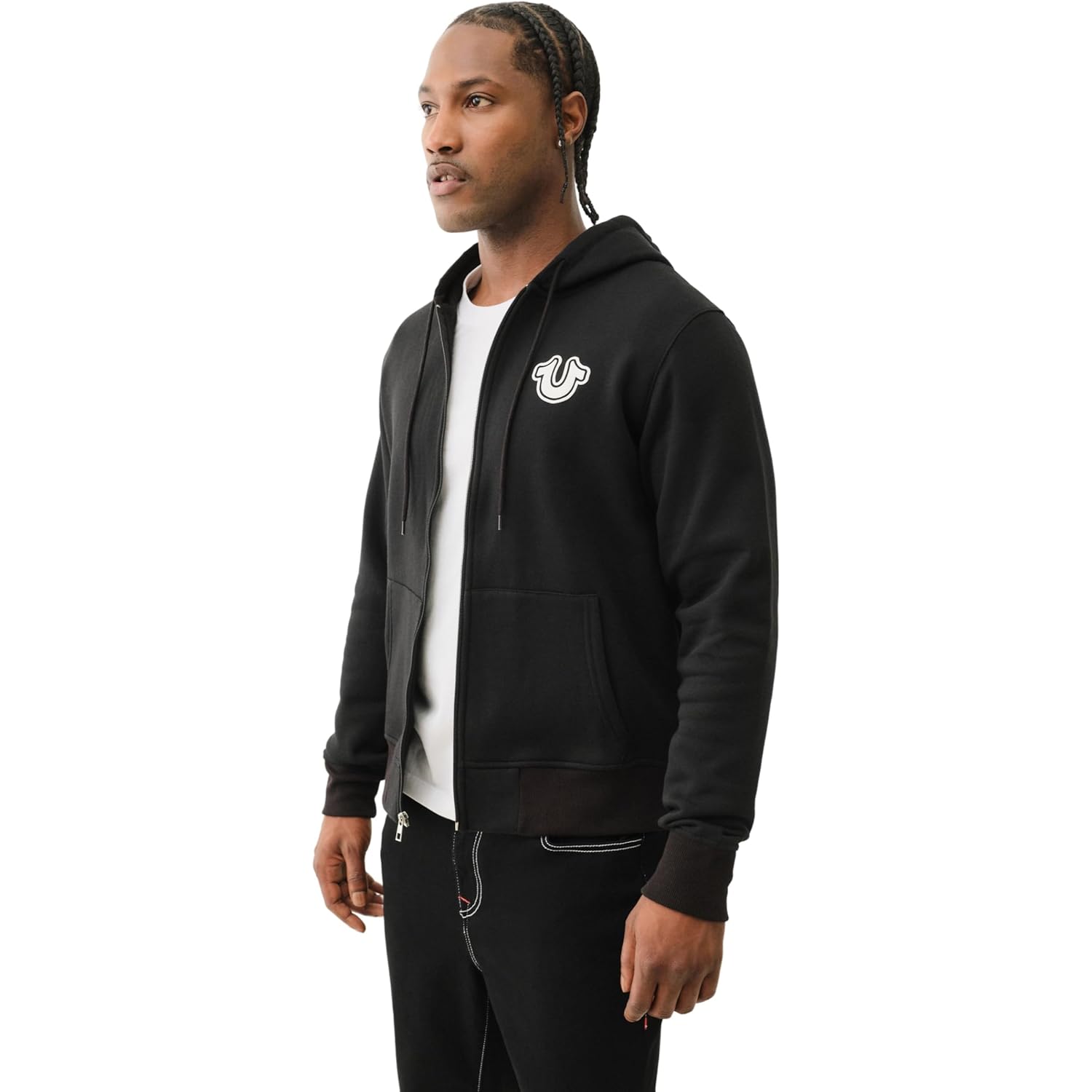 Heren hoodie zip Hoody – zip with Graphic - Image 3