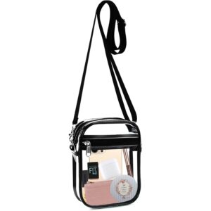Fibrdoo Clear crossbody Purse Bag, Clear Bag Stadium