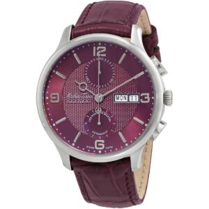 Mathey-tissot edmond chrono automatic chronograaf purple dial heren