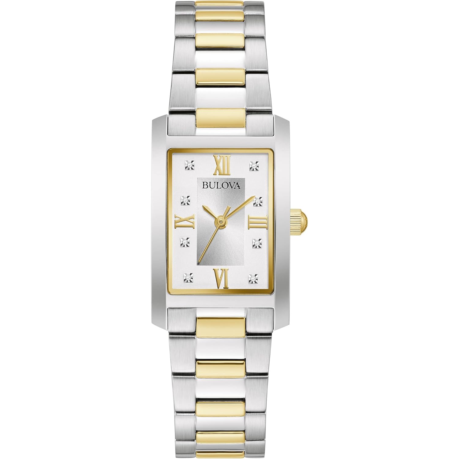 Bulova Ladies' Classic Diamond Two-Tone roestvrij staal 3-Hand