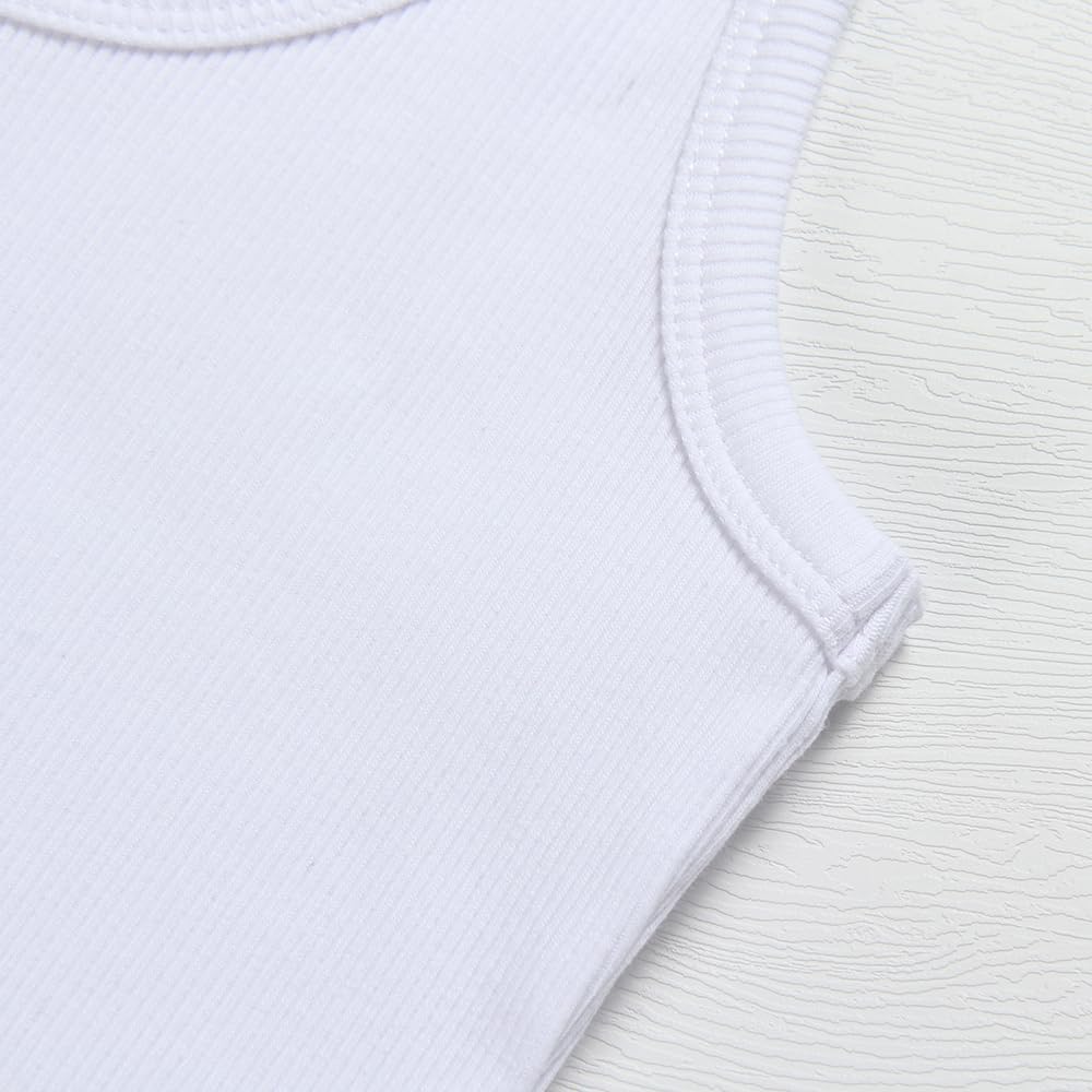 Artfish Dames Scoop Neck mouwloos Knit geribd Fitted - Image 3