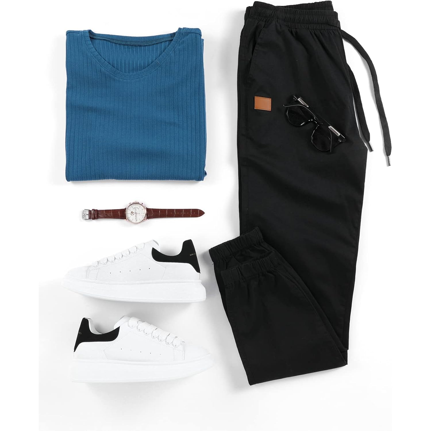 JMIERR Heren Casual jogger Pants - katoen trekkoord - Image 5