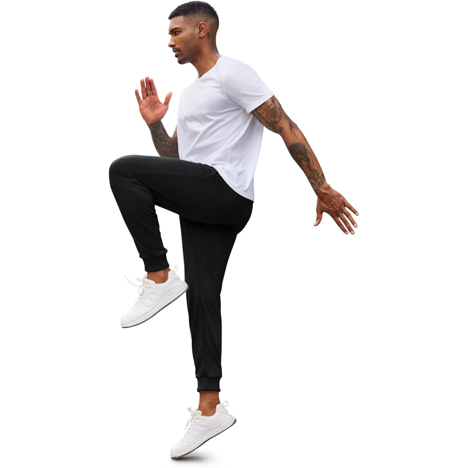 COOFANDY Heren jogger sweatpants Athletic Running Pants trekkoord - Image 5