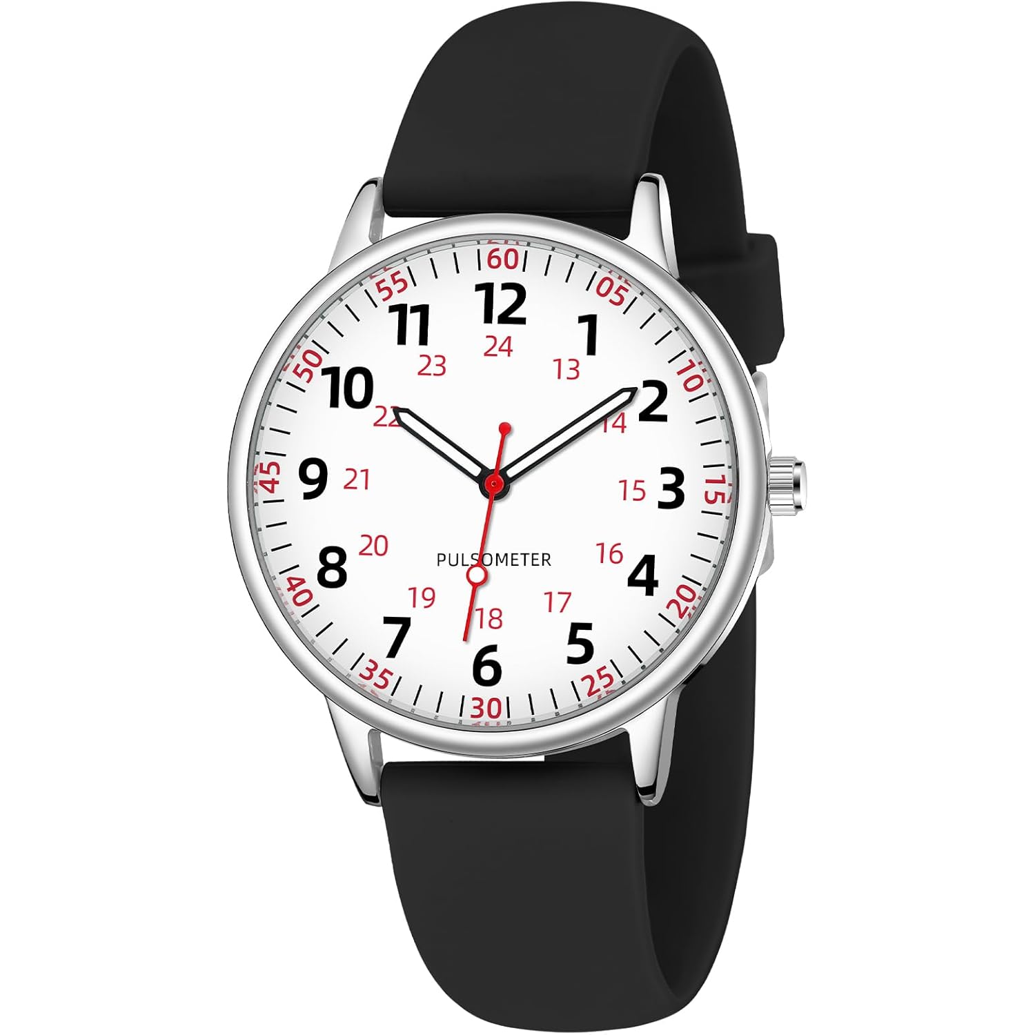 Nurse horloge for Dames waterdicht analoog siliconen horloge