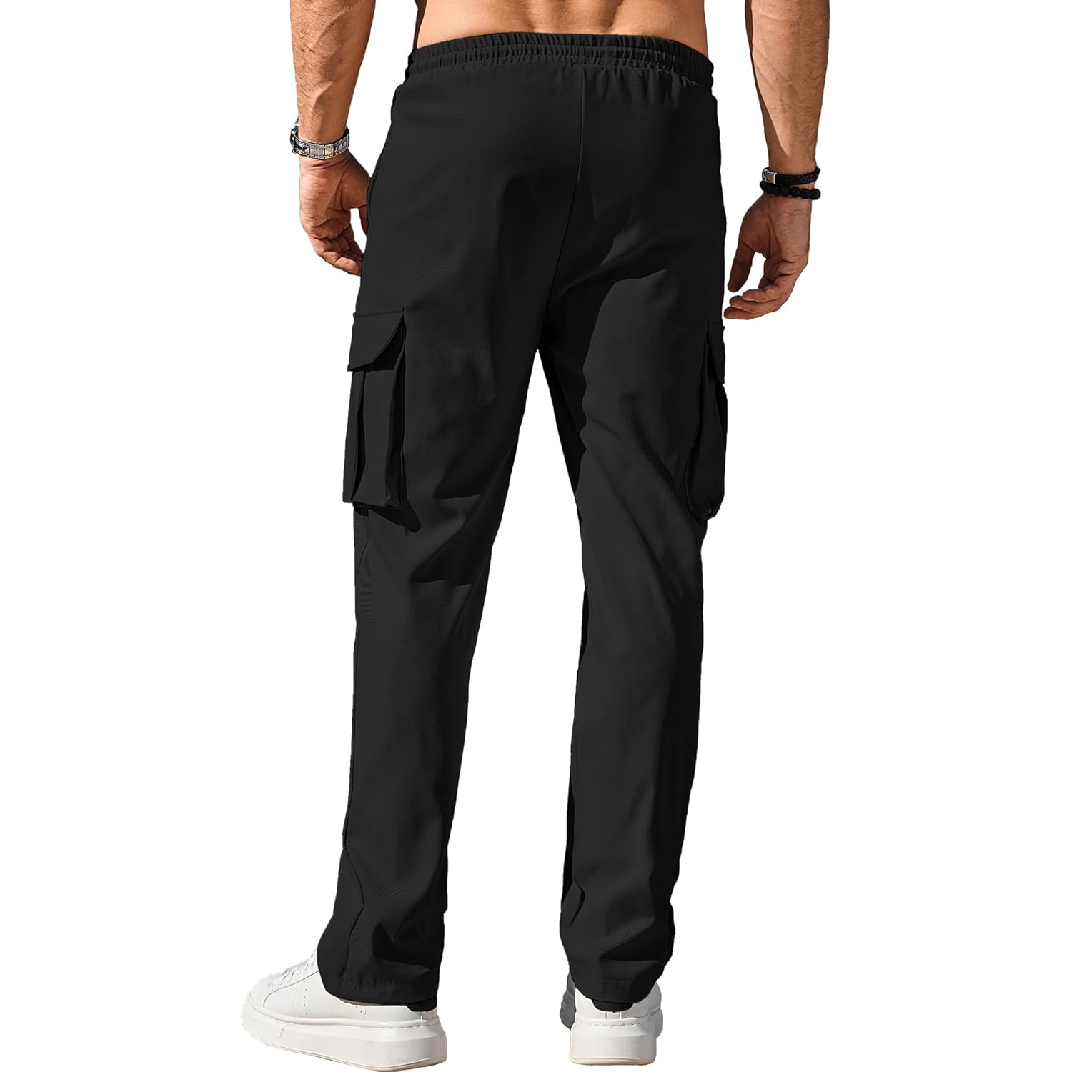 Comdecevis Heren Casual Cargo Pants Workout jogger stretch - Image 3