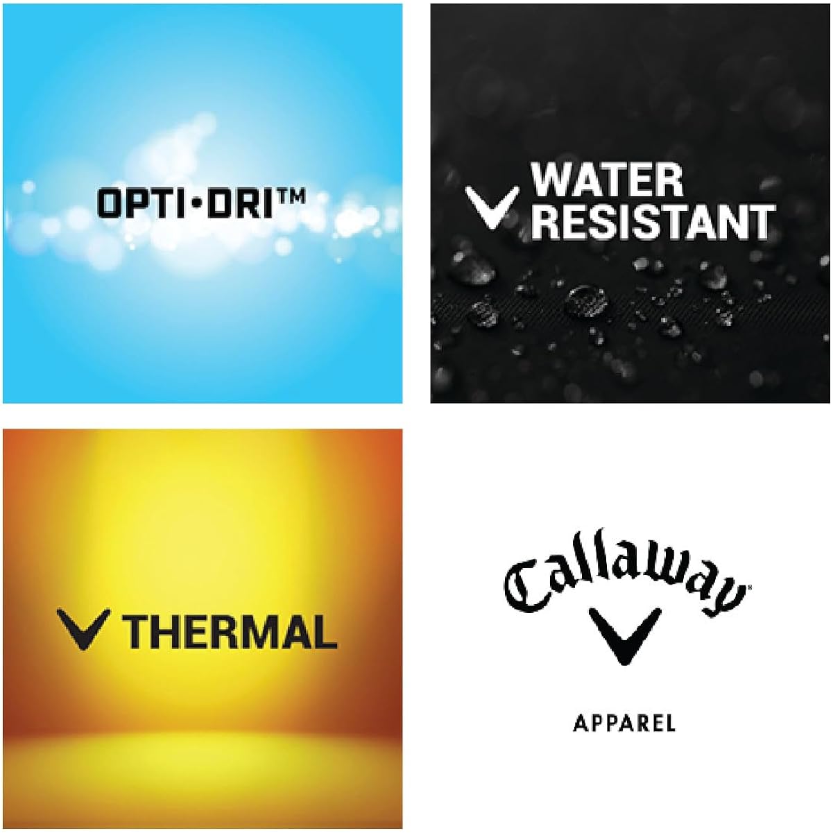 Callaway Heren’s lang Sleeve Full-rits Wind jas, Wind - Image 6