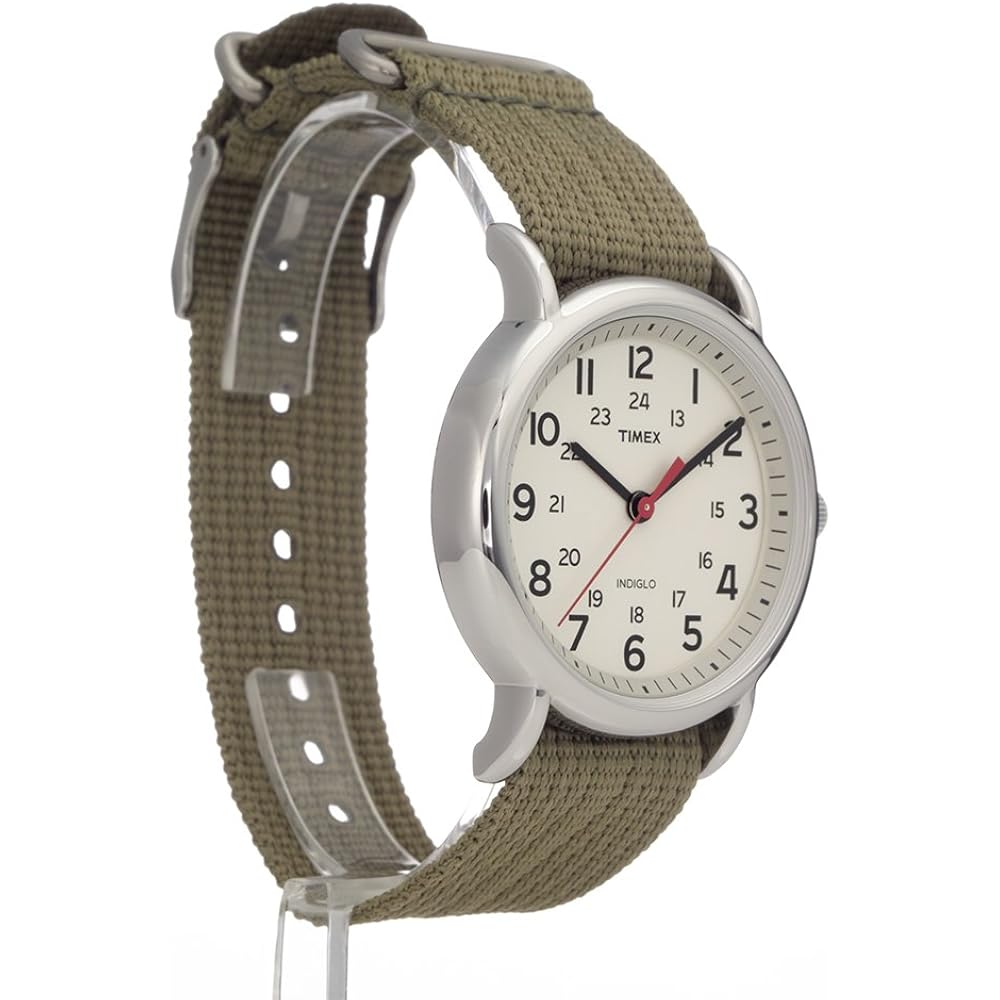 Timex weekender 38mm unisex analoog horloge | indiglo - Image 5