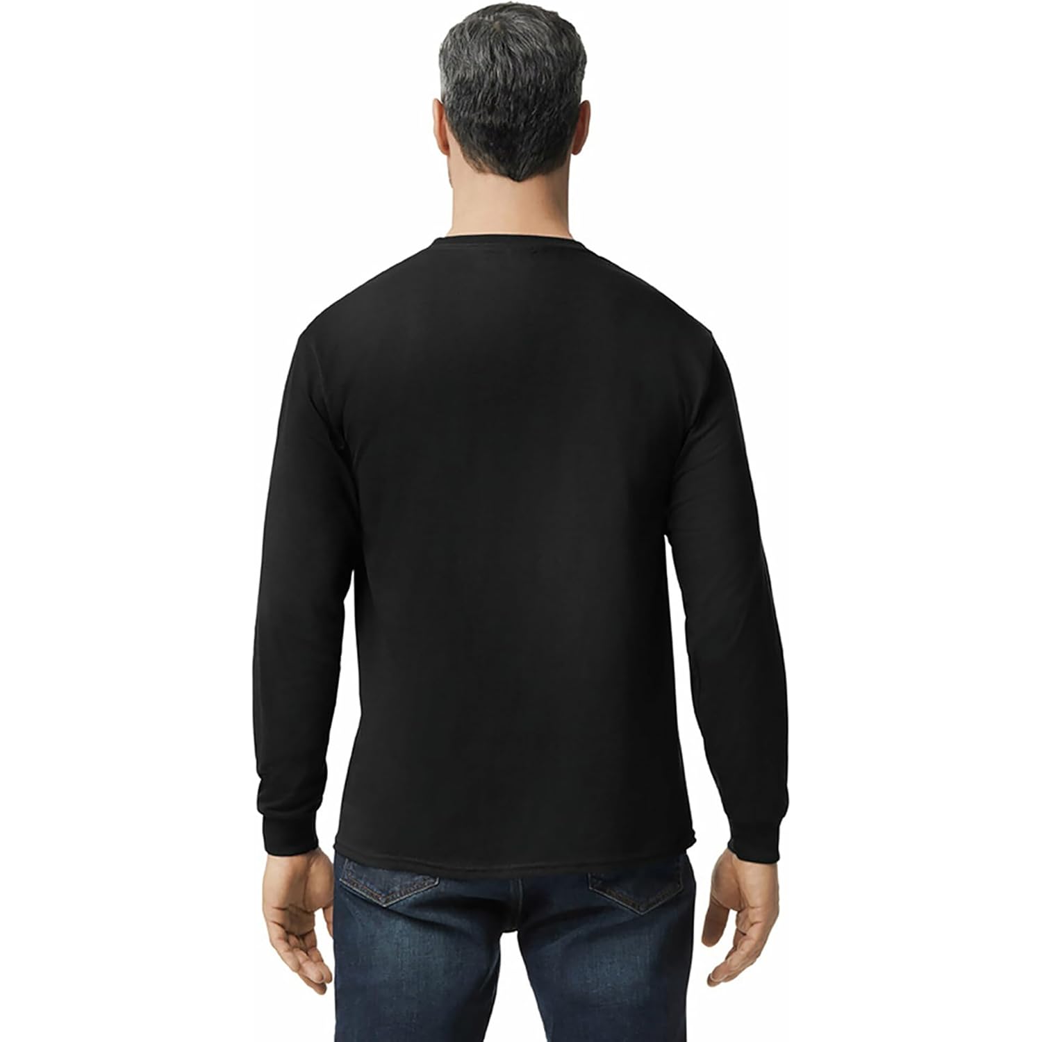 Heren t-shirt lange mouw basic comfort dagelijks 2 - Image 3