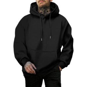 Heren Hoodies for Heren Casual Cotton Essentials Hoodie pullover Long Sleeve fleece
