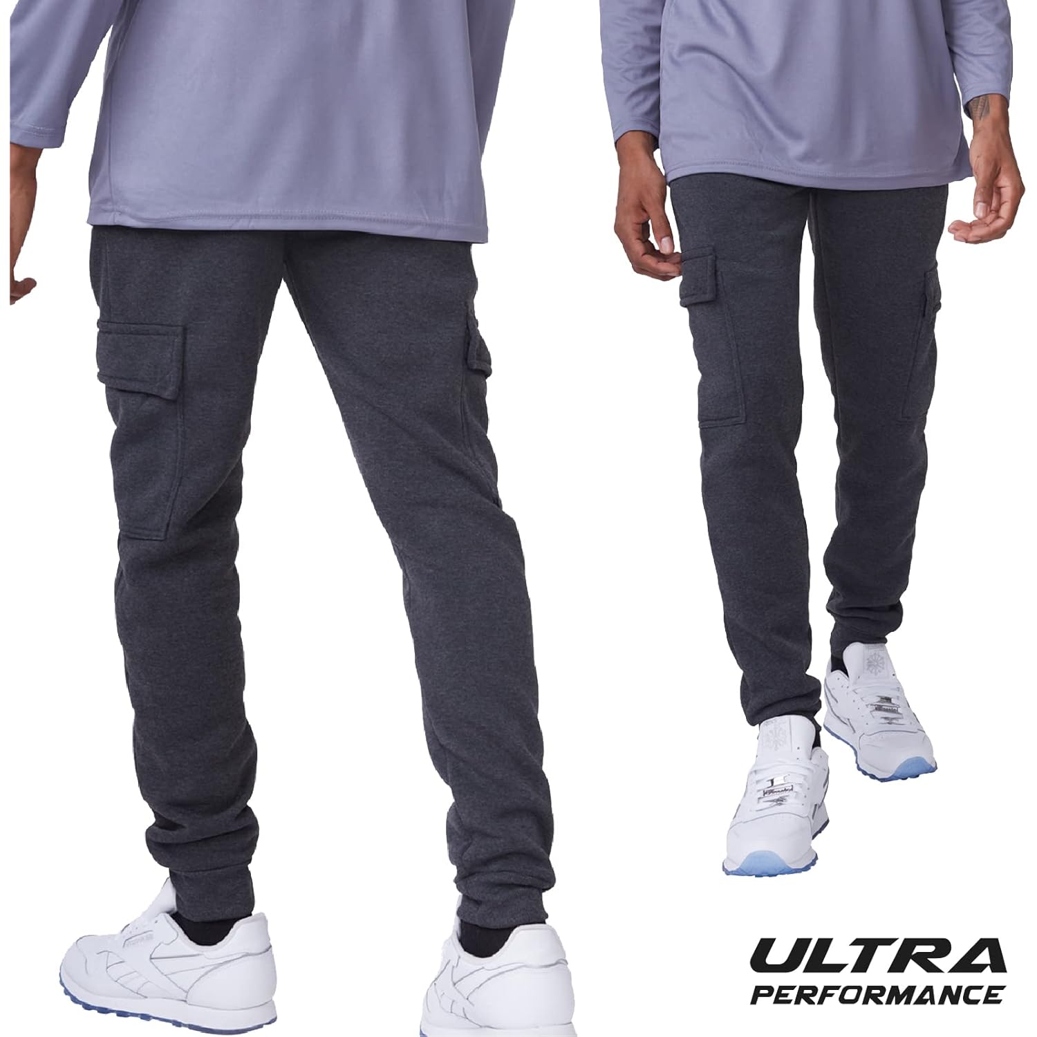 Ultra Performance 3 Pack Heren sweatpants, fleece Cargo - Image 2