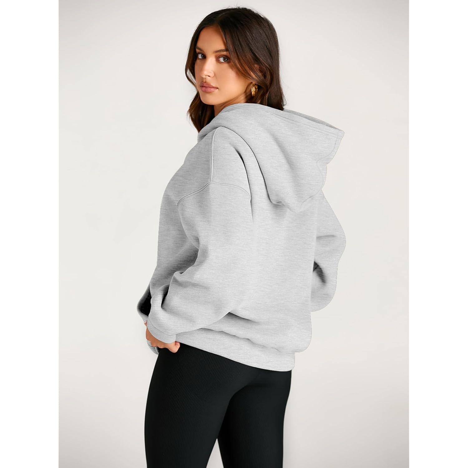 EFAN Dames hoodie oversized sweatshirt pullover fleece Sweaters - Image 4