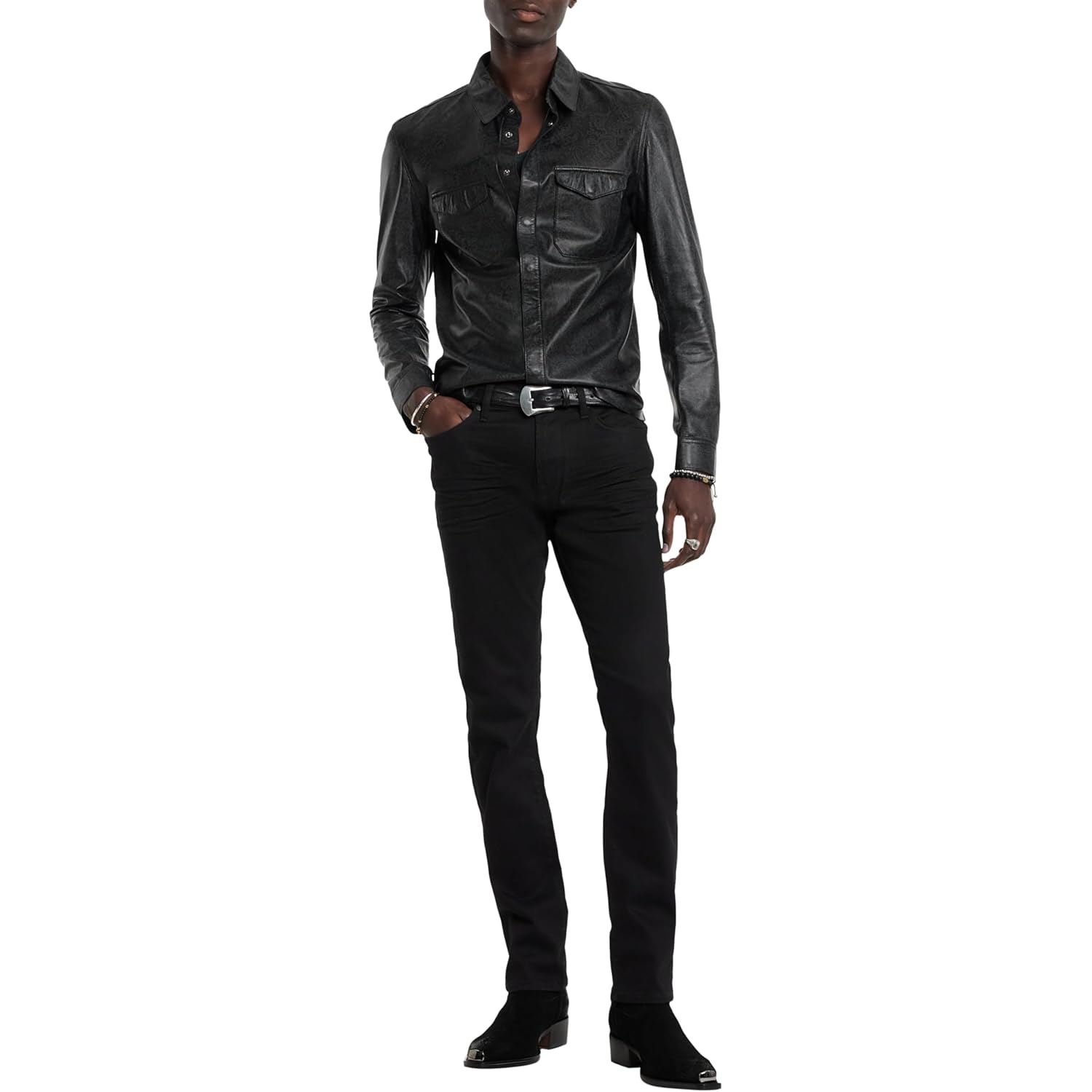 John Varvatos Heren Travis Shirt jas - Image 5