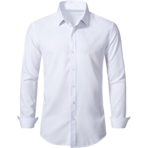 Heren overhemd lange mouw slim basic comfort dagelijks